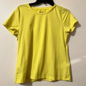 Izod performan cool-fx womens size M yellow